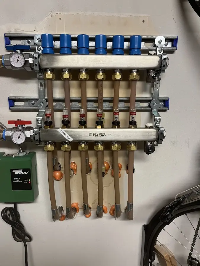 Plumber performing Leak Detection at a residential property in Lakeview Estates